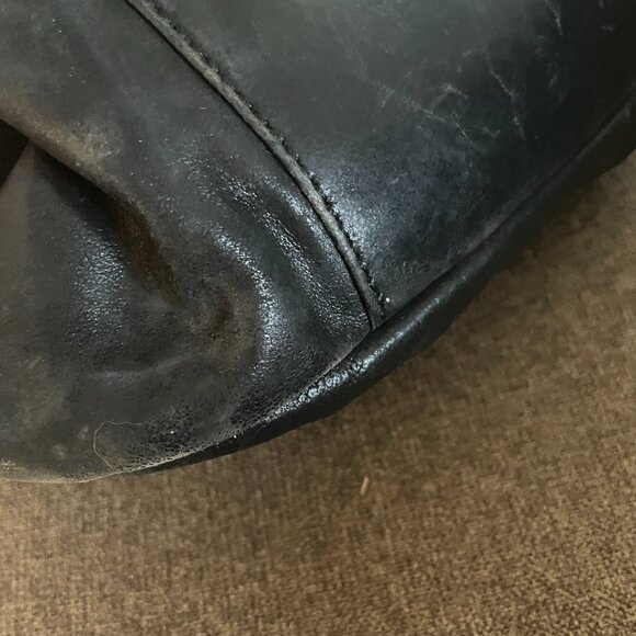 DKNY soft black leather small bag - Picture 5 of 9